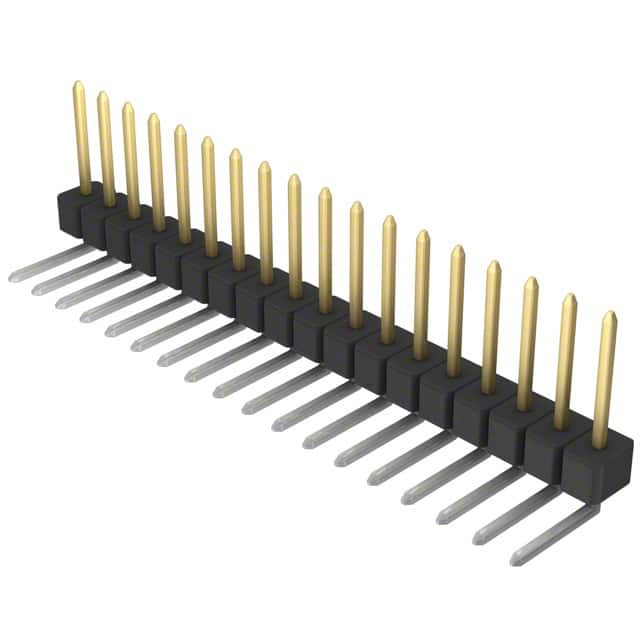 PBC18SGBN Sullins Connector Solutions                                                                    CONN HEADER .100 SINGL R/A 18POS