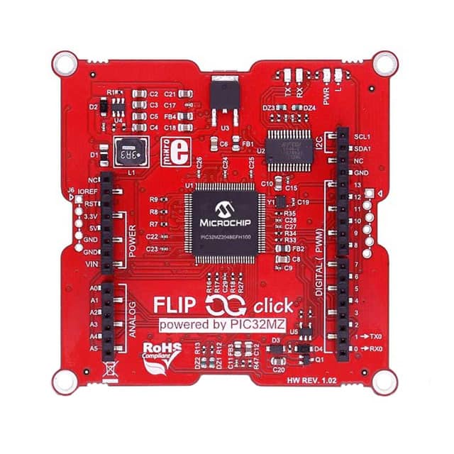 MIKROE-2340 MikroElektronika                                                                    FLIP&CLICK PIC32MZ