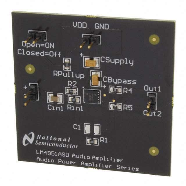 LM4951ASDBD/NOPB Texas Instruments                                                                    BOARD EVAL FOR LM4951A