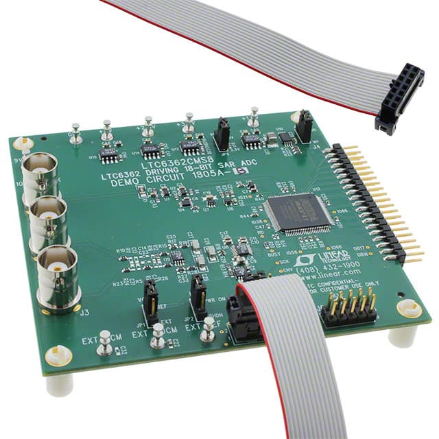 DC1805A-B Linear Technology/Analog Devices                                                                    DEMO BOARD SAR ADC 16BIT 1MSPS