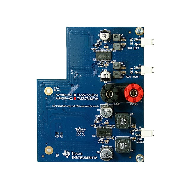 TAS5751MEVM Texas Instruments                                                                    EVAL BOARD FOR TAS5751