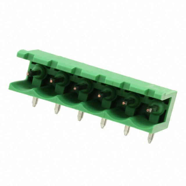 282812-6 TE Connectivity AMP Connectors                                                                    TERM BLOCK HDR 6POS 90DEG 5MM