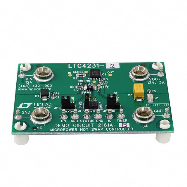 DC2161A-B Linear Technology/Analog Devices                                                                    DEMO BOARD LTC4231IMS-2 HOTSWAP