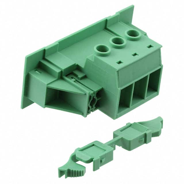 1703784 Phoenix Contact                                                                    TERM BLK HEADER 3POS GREEN