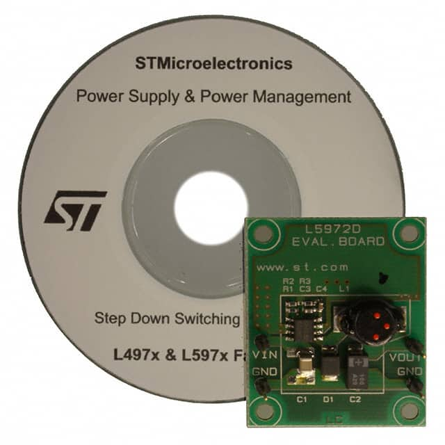 EVAL5972D STMicroelectronics                                                                    BOARD EVAL FOR L5972D SW REG