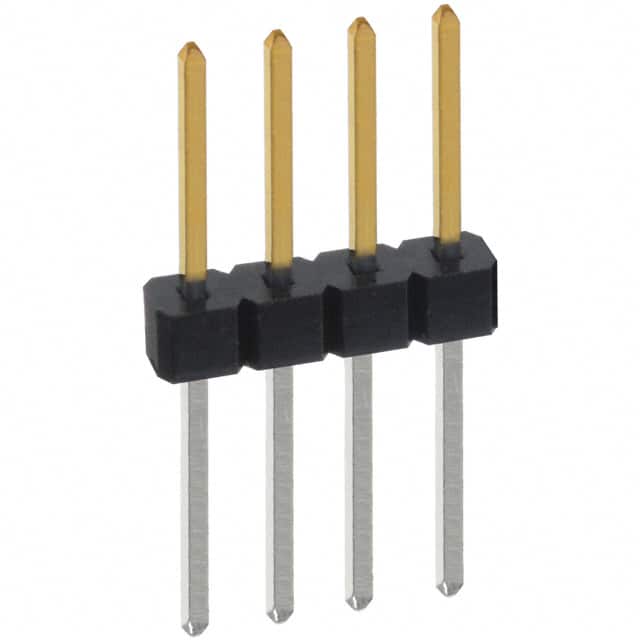 PBC04SFDN Sullins Connector Solutions                                                                    CONN HEADER .100 SINGL STR 4POS