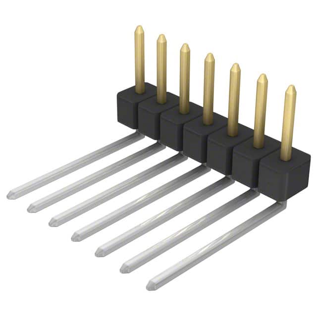 PBC07SBEN Sullins Connector Solutions                                                                    CONN HEADER .100 SINGL R/A 7POS