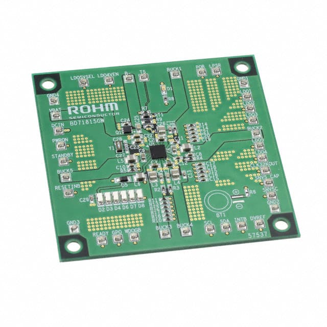 BD71815AGW-EVK-101 Rohm Semiconductor                                                                    EVAL BOARD FOR BD71815A