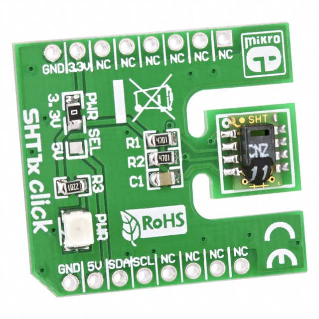 MIKROE-949 MikroElektronika                                                                    BOARD ACCY SHT11 CLICK MIKROBUS