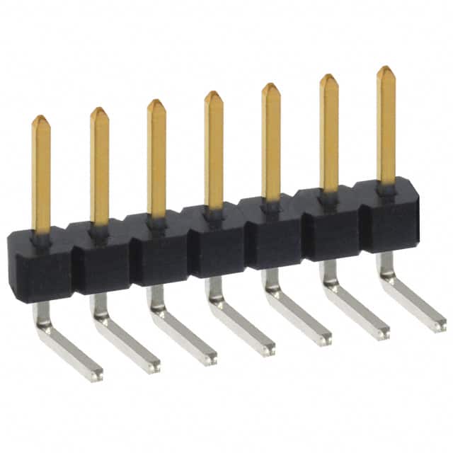 PBC07SBBN Sullins Connector Solutions                                                                    CONN HEADER .100 SINGL R/A 7POS