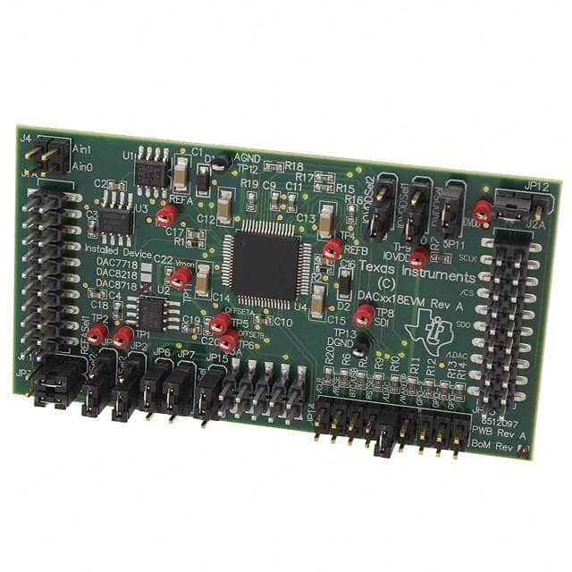 DAC8718EVM Texas Instruments                                                                    EVAL MODULE FOR DAC8718