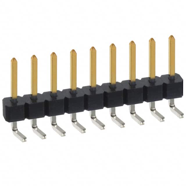 PBC09SBAN Sullins Connector Solutions                                                                    CONN HEADER .100 SINGL R/A 9POS