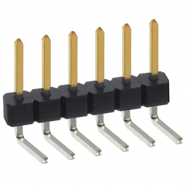 PBC06SBBN Sullins Connector Solutions                                                                    CONN HEADER .100 SINGL R/A 6POS