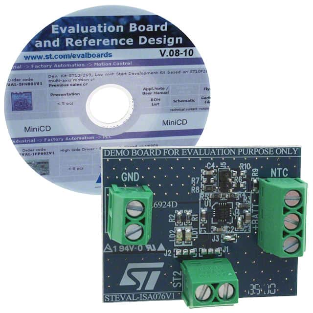 STEVAL-ISA076V1 STMicroelectronics                                                                    BOARD DEMO BATT CHRGR L6924D