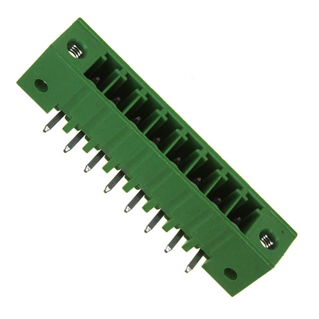 284539-8 TE Connectivity AMP Connectors                                                                    TERM BLOCK HDR 8POS 90DEG 3.5MM