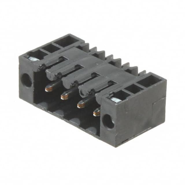 1615550000 Weidmuller                                                                    TERM BLOCK HDR 4POS 90DEG 3.5MM