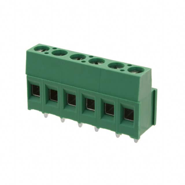 282841-6 TE Connectivity AMP Connectors                                                                    TERM BLOCK 6POS SIDE ENT 5.08MM