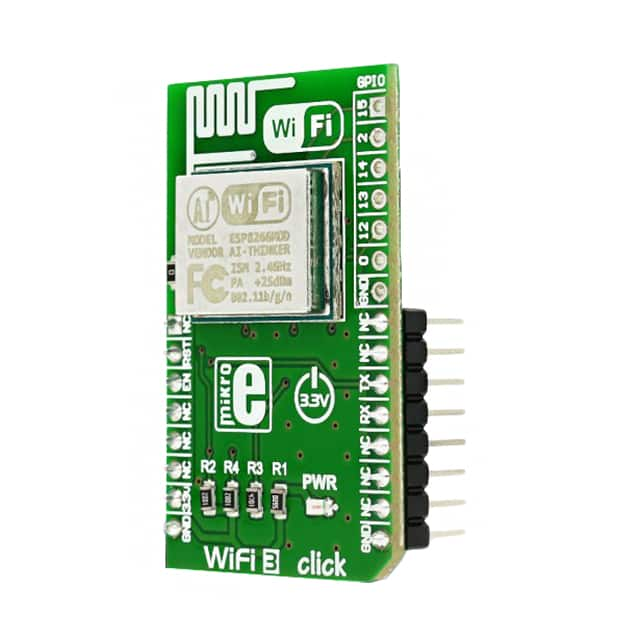 MIKROE-1769 MikroElektronika                                                                    DEV BOARD WIFI3 CLICK P2P 3.3V