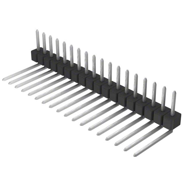 PEC18SBDN Sullins Connector Solutions                                                                    CONN HEADER .100 SINGL R/A 18POS