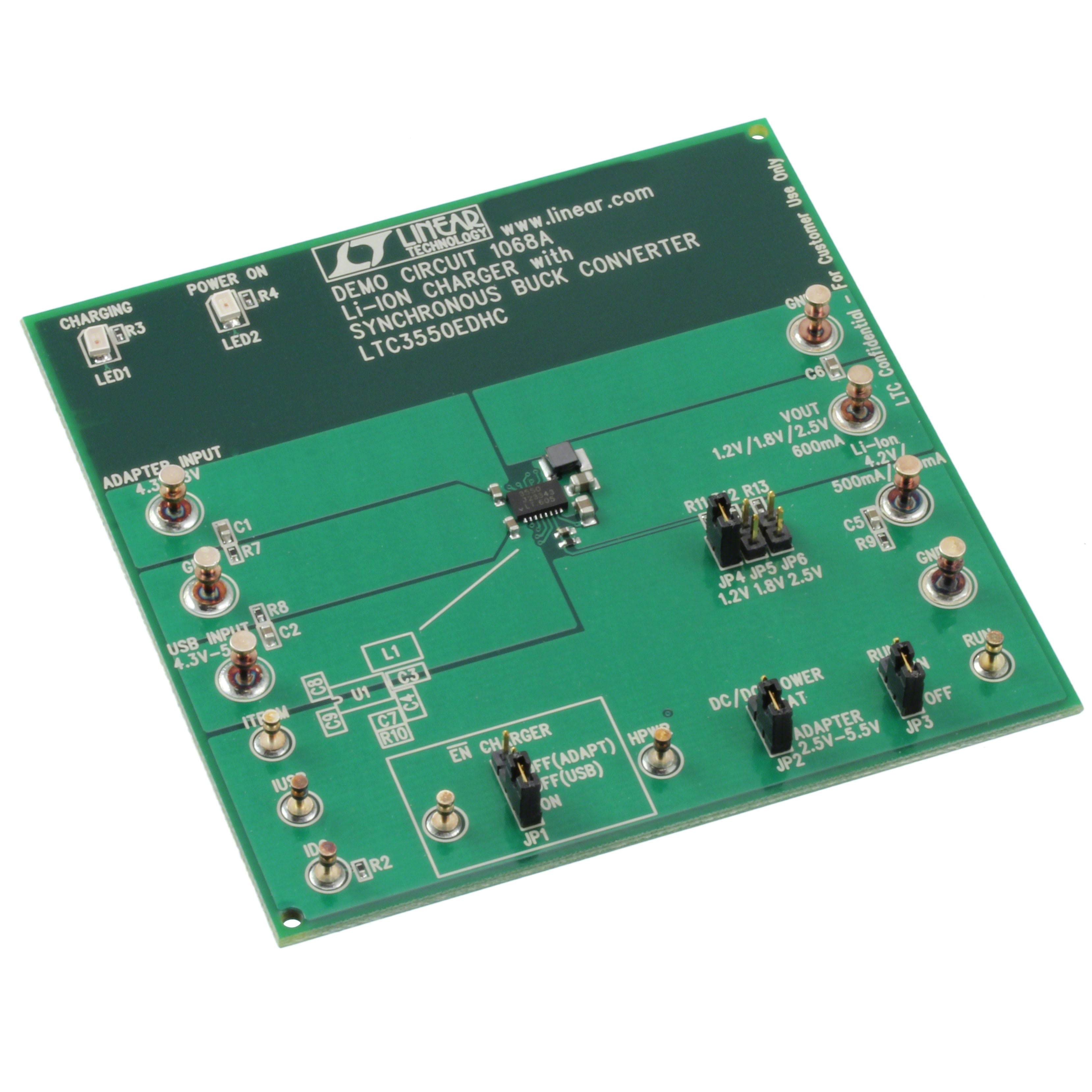 DC1068A Linear Technology/Analog Devices                                                                    BOARD EVAL FOR LTC3550EDHC