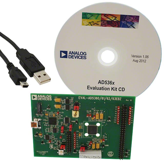 EVAL-AD5360EBZ Analog Devices Inc.                                                                    BOARD EVAL FOR AD5360