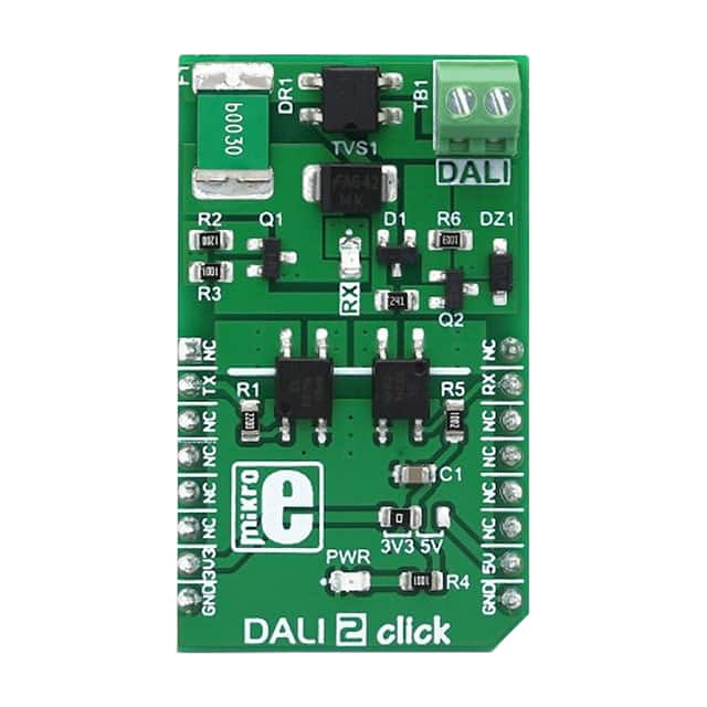 MIKROE-2672 MikroElektronika                                                                    DALI 2 CLICK