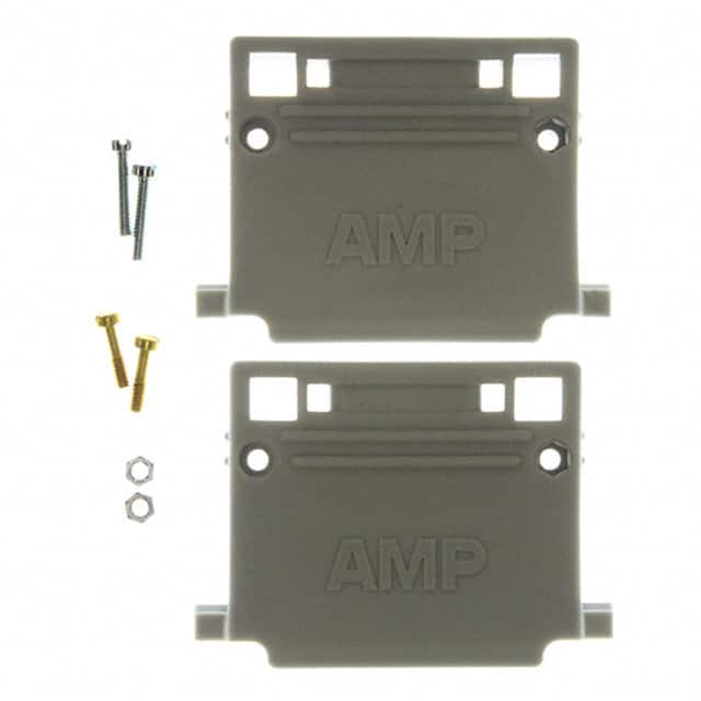 745082-1 TE Connectivity AMP Connectors                                                                    CONN BACKSHELL DB50 GRAY PLASTIC