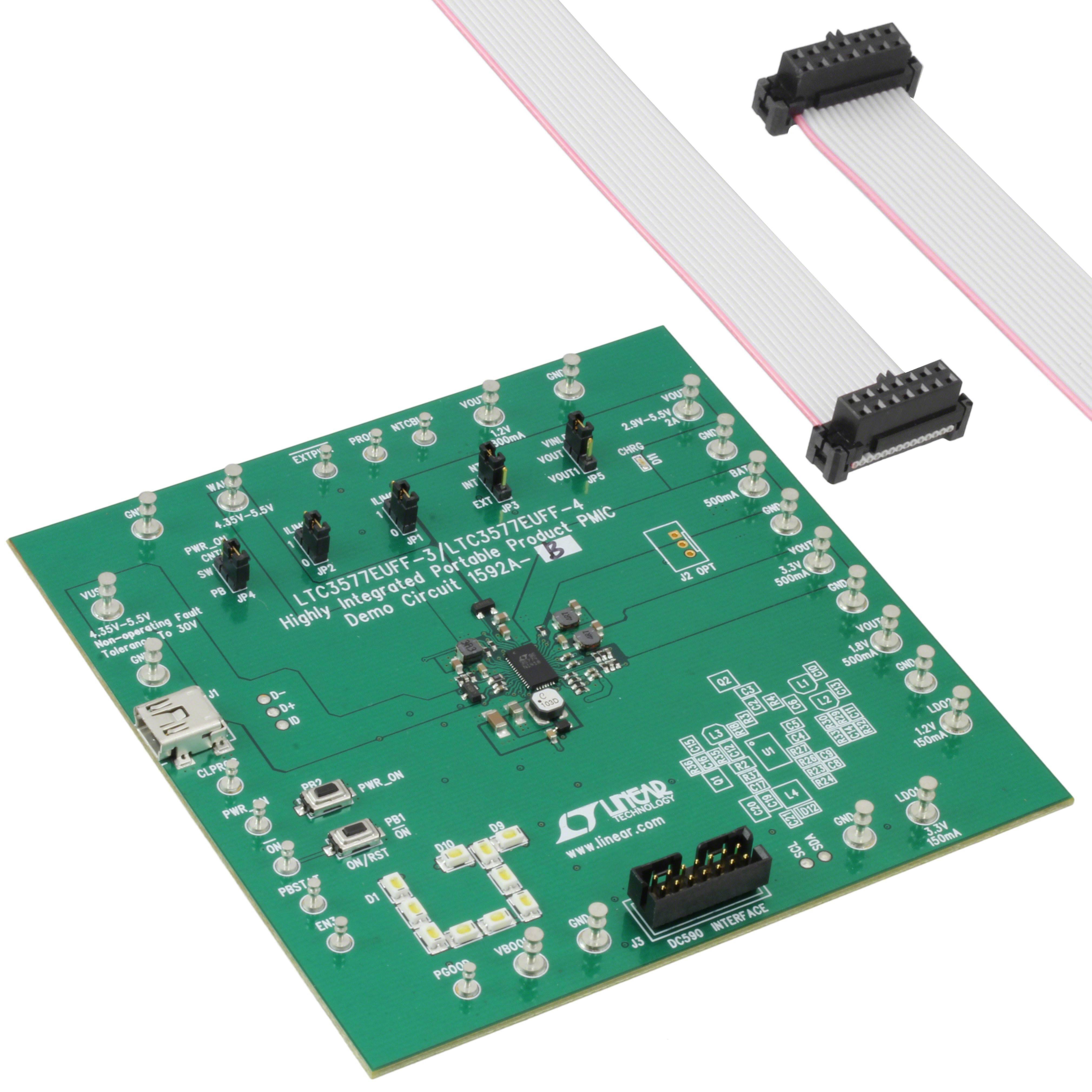 DC1592A-B Linear Technology/Analog Devices                                                                    BOARD EVAL FOR LTC3577EUFF