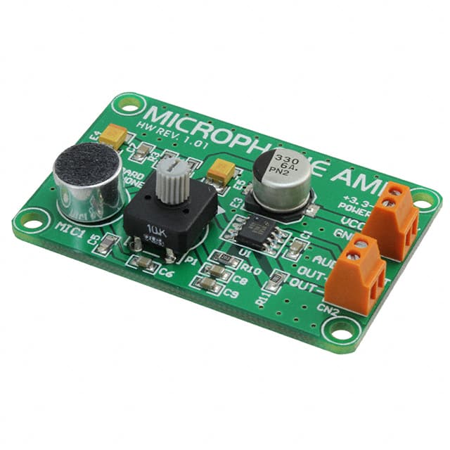 MIKROE-333 MikroElektronika                                                                    BOARD MICROPHONE AMP