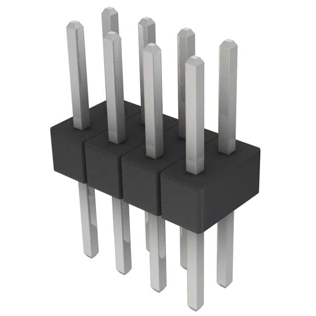 PEC04DABN Sullins Connector Solutions                                                                    CONN HEADER .100 DUAL STR 8POS