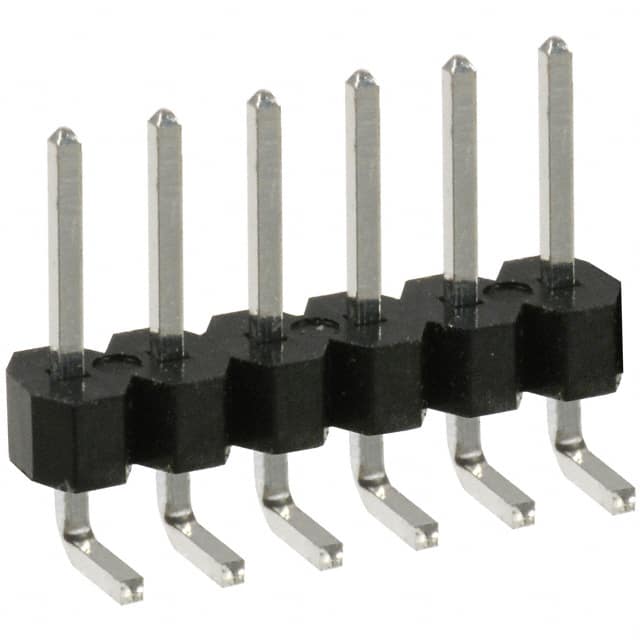 PEC06SBAN Sullins Connector Solutions                                                                    CONN HEADER .100 SINGL R/A 6POS