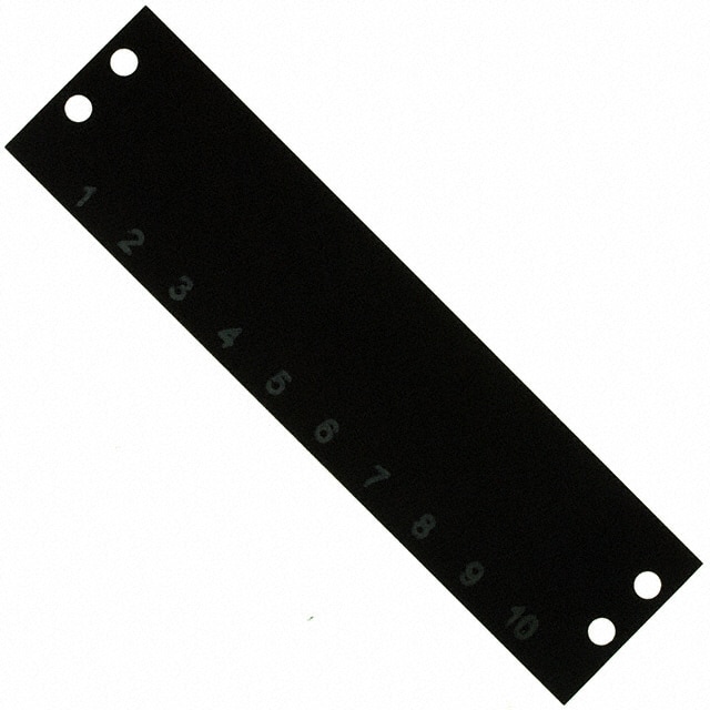 MS-10-141 Cinch Connectivity Solutions                                                                    BARRIER BLK MARKER STRIP 10POS