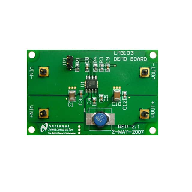 LM3103EVAL/NOPB Texas Instruments                                                                    BOARD DEMO/REF DESIGN LM3103