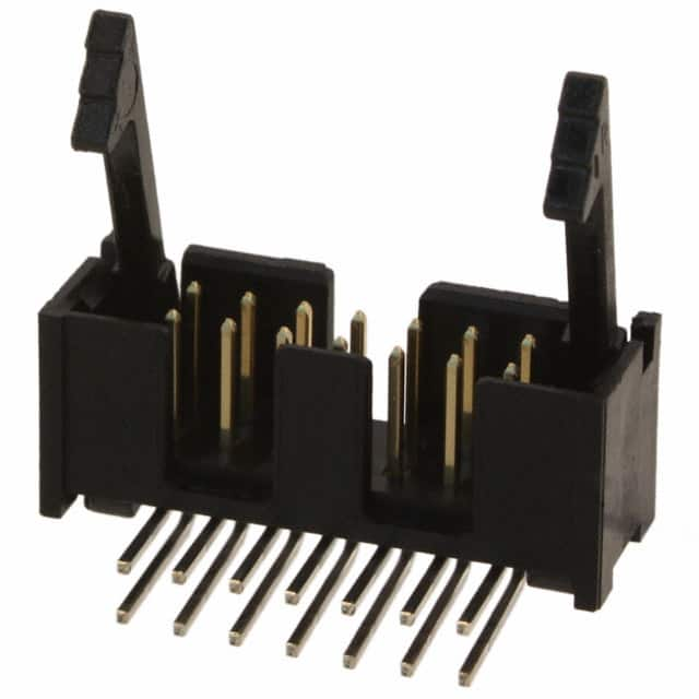 104130-2 TE Connectivity AMP Connectors                                                                    CONN HEADER LOPRO R/A .100 14POS