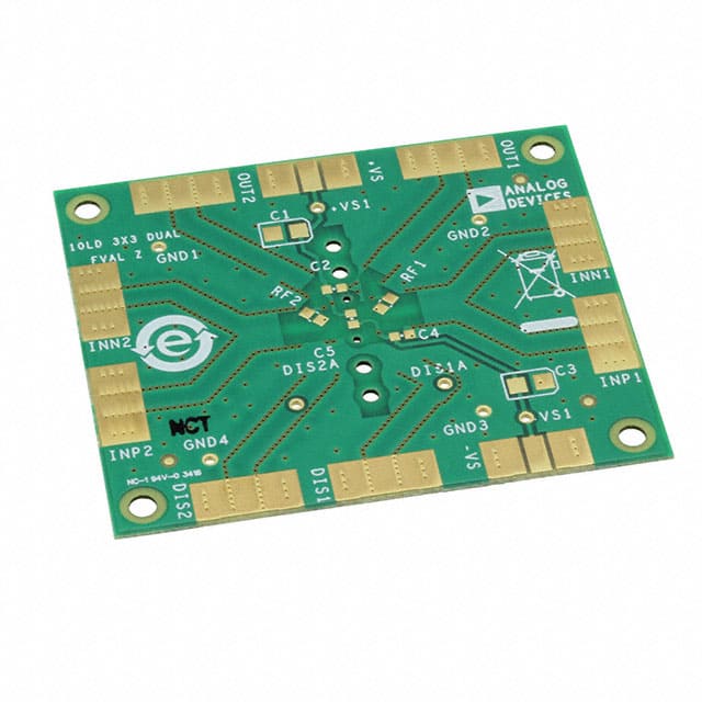 EVAL-HSAMP-2CPZ-10 Analog Devices Inc.                                                                    EVAL BOARD ADA4805 10WLCSP