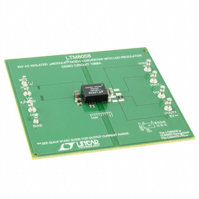 DC1988A Linear Technology/Analog Devices                                                                    EVAL BOARD FOR LTM8058