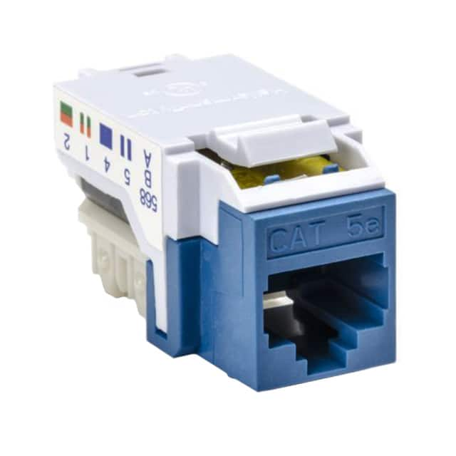 RJ45FC5EB-BLU HellermannTyton                                                                    INSERT RJ45 JACK TO IDC 50/BX