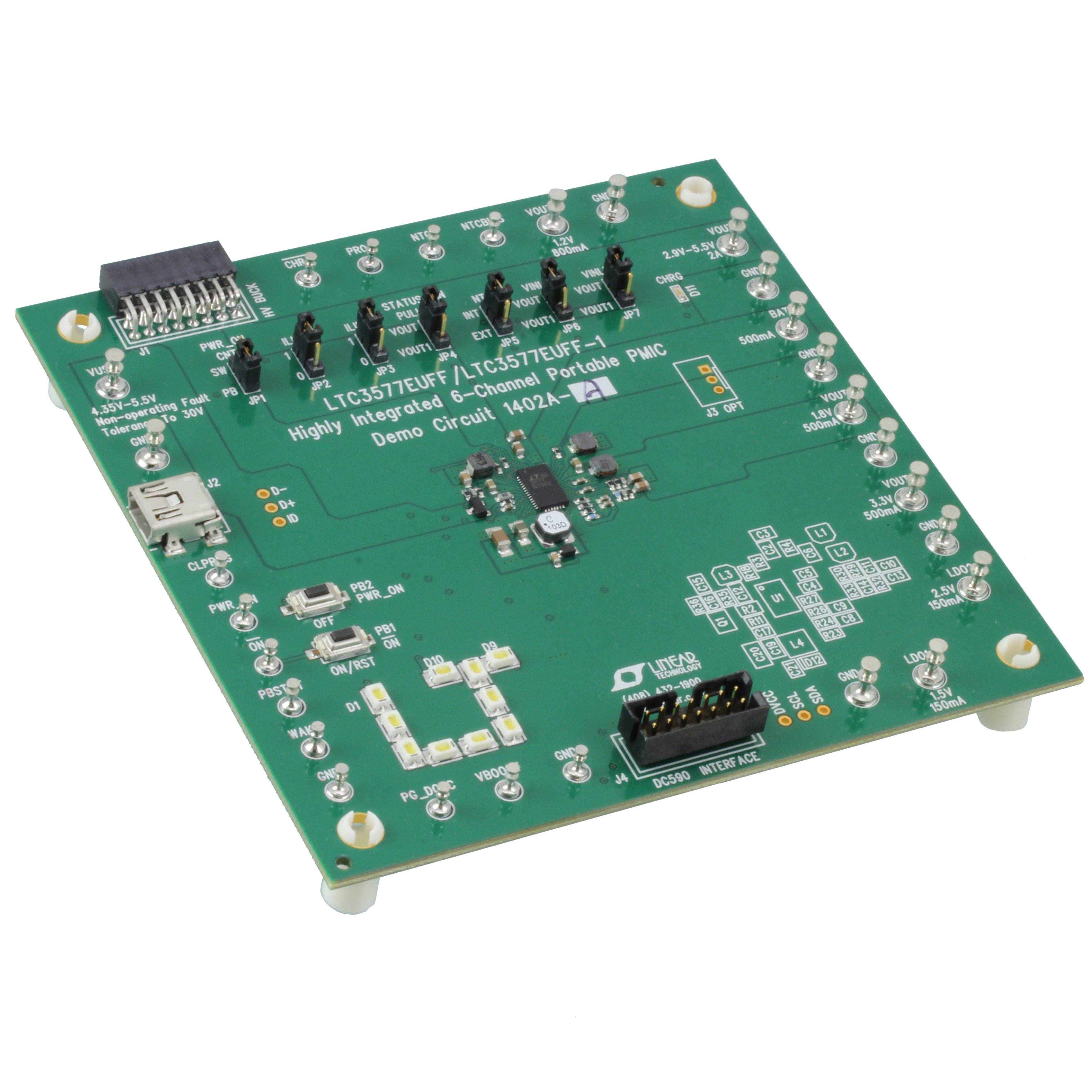 DC1402A-A Linear Technology/Analog Devices                                                                    BOARD EVAL FOR LTC3577EUFF