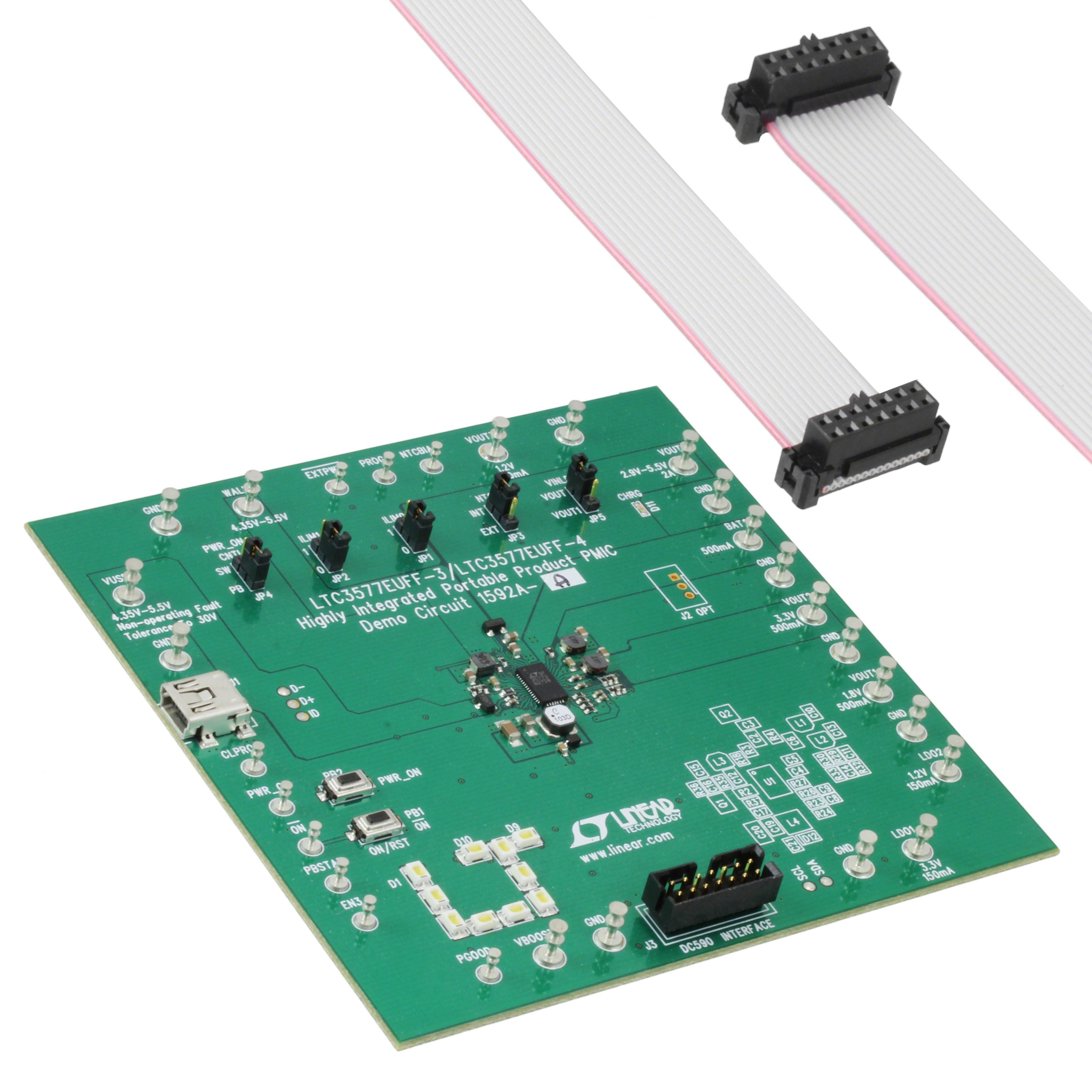 DC1592A-A Linear Technology/Analog Devices                                                                    BOARD EVAL FOR LTC3577EUFF