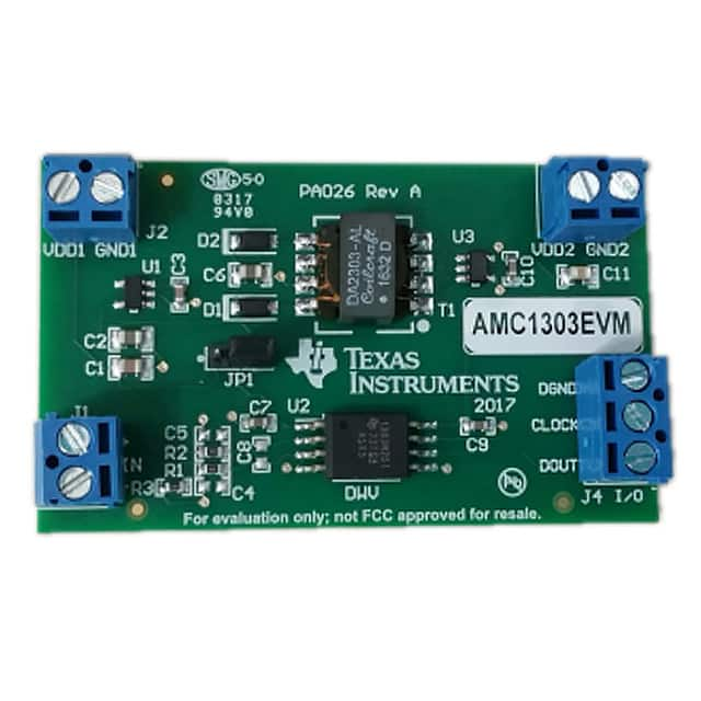 AMC1303EVM Texas Instruments                                                                    EVAL BOARD FOR AMC1303