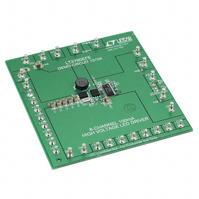 DC1573A Linear Technology/Analog Devices                                                                    EVAL BOARD LED DRIVER LT3760