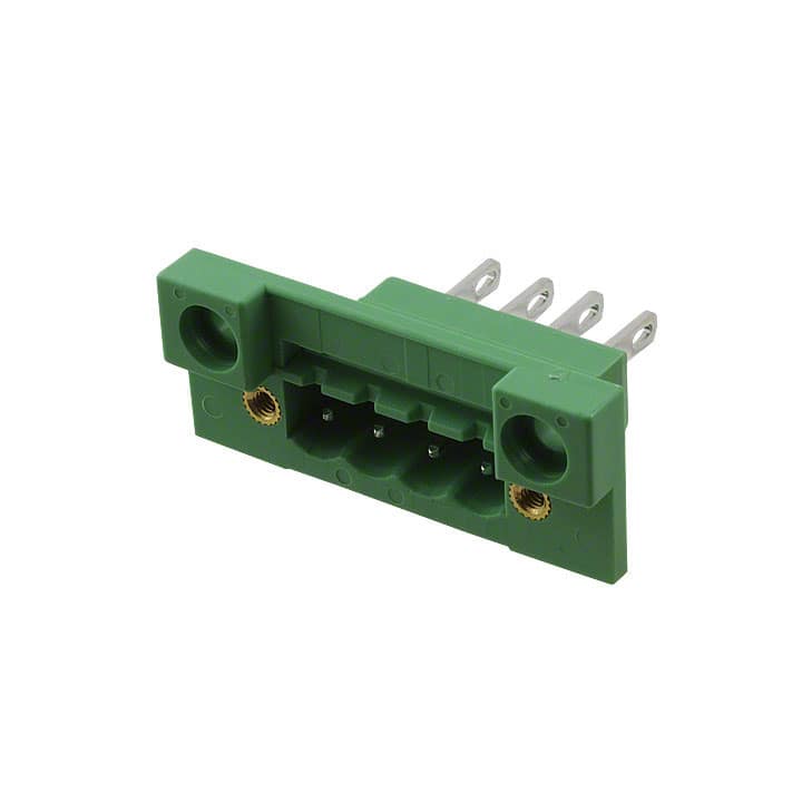 0710196 Phoenix Contact                                                                    TERM BLK HEADER 4POS GREEN