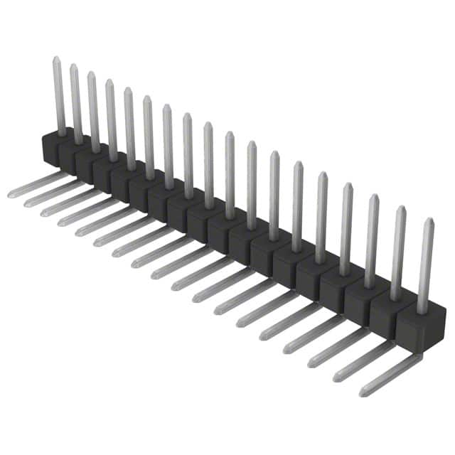 PEC18SGBN Sullins Connector Solutions                                                                    CONN HEADER .100 SINGL R/A 18POS