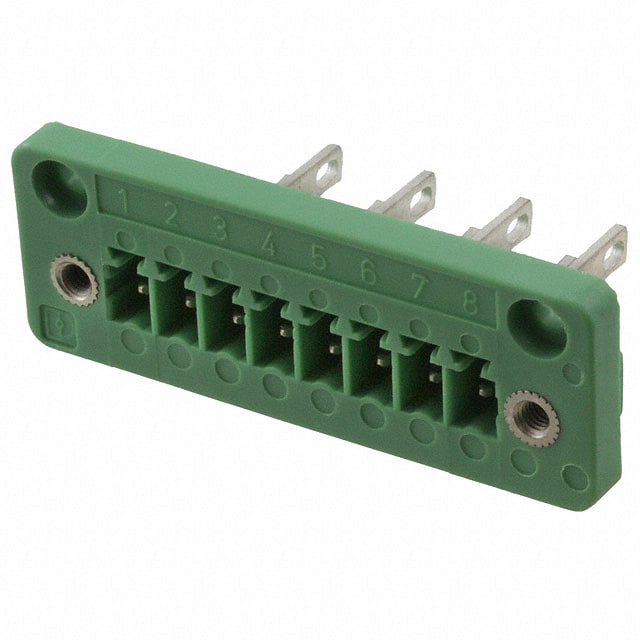 1827596 Phoenix Contact                                                                    TERM BLK HEADER 8POS GREEN