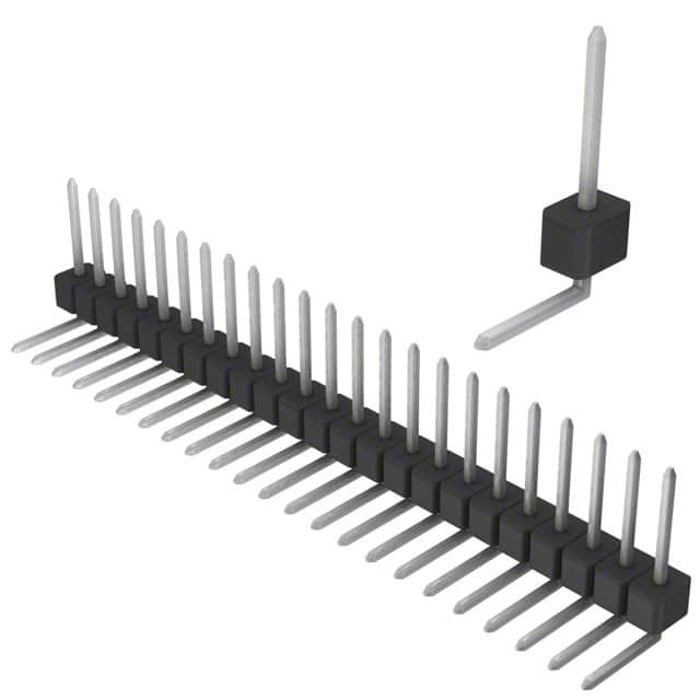 PEC23SGBN Sullins Connector Solutions                                                                    CONN HEADER .100 SINGL R/A 23POS