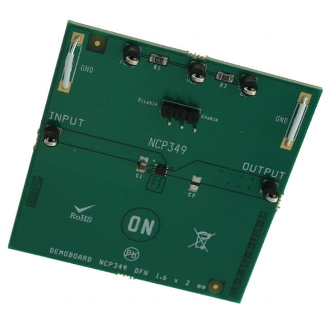 NCP349GEVB ON Semiconductor                                                                    EVAL BOARD FOR NCP349G