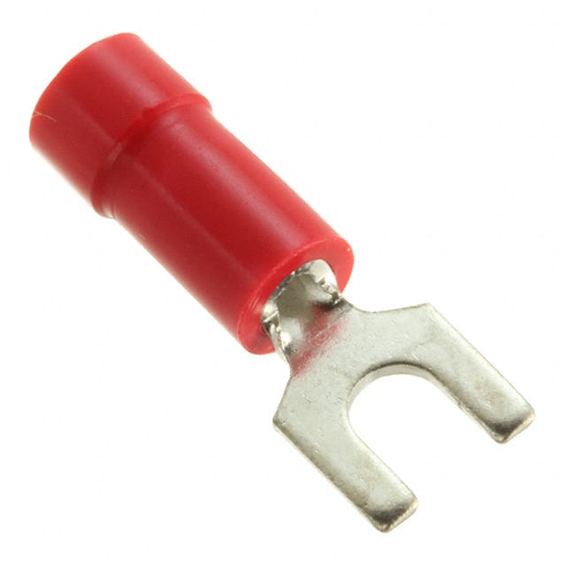 PV18-6F-MY Panduit Corp                                                                    CONN SPADE TERM 18-22AWG #6 RED