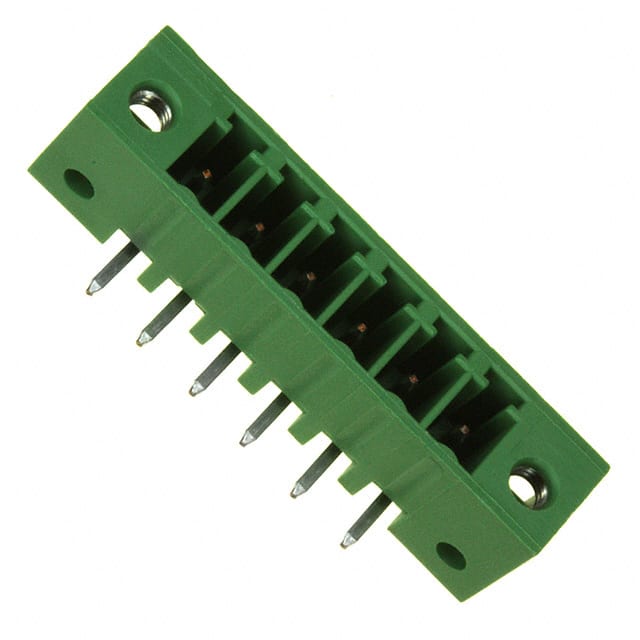 284541-6 TE Connectivity AMP Connectors                                                                    TERM BLOCK HDR 6POS 90DEG 3.81MM