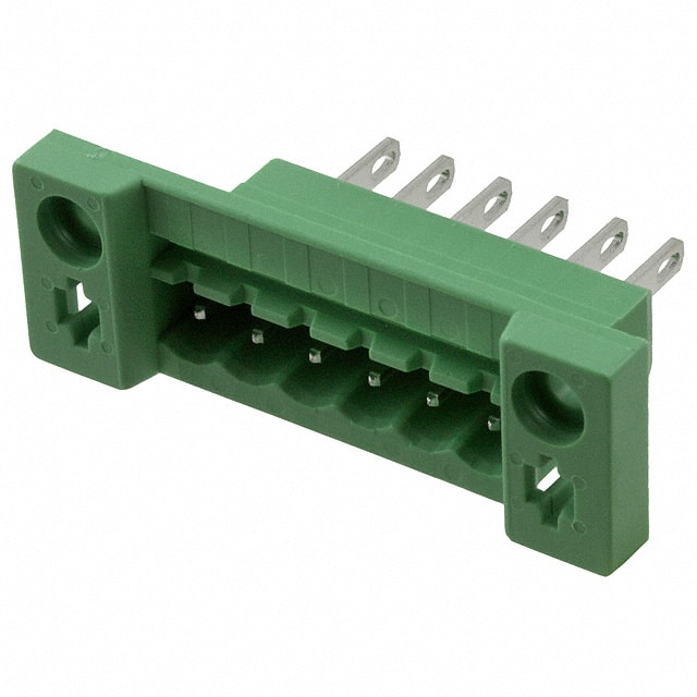 0707280 Phoenix Contact                                                                    TERM BLK HEADER 6POS GREEN