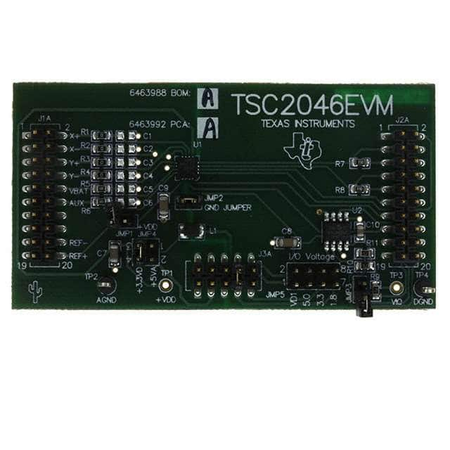 TSC2046EVM Texas Instruments                                                                    EVALUATION MODULE FOR TSC2046